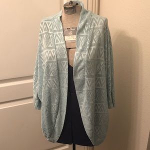 Mint Batwing Cardigan